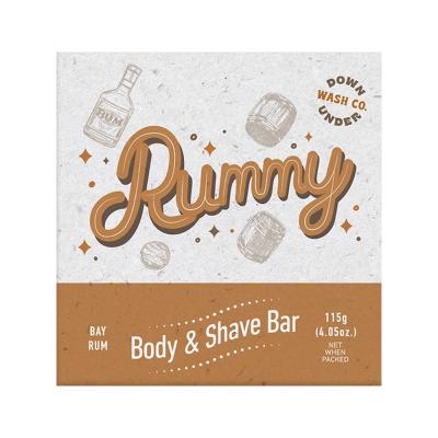 Downunder Wash Co. Rummy Body & Shave Bar Bay Rum 115g